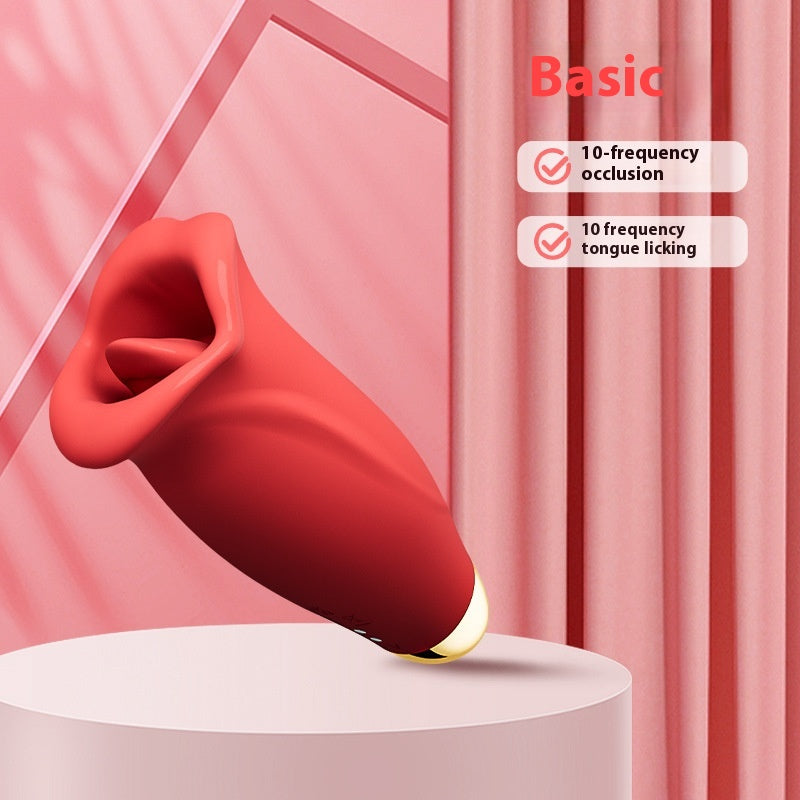 Wireless Remote Control Tongue Vibration Toy for Adults - Telescopic & Retractable