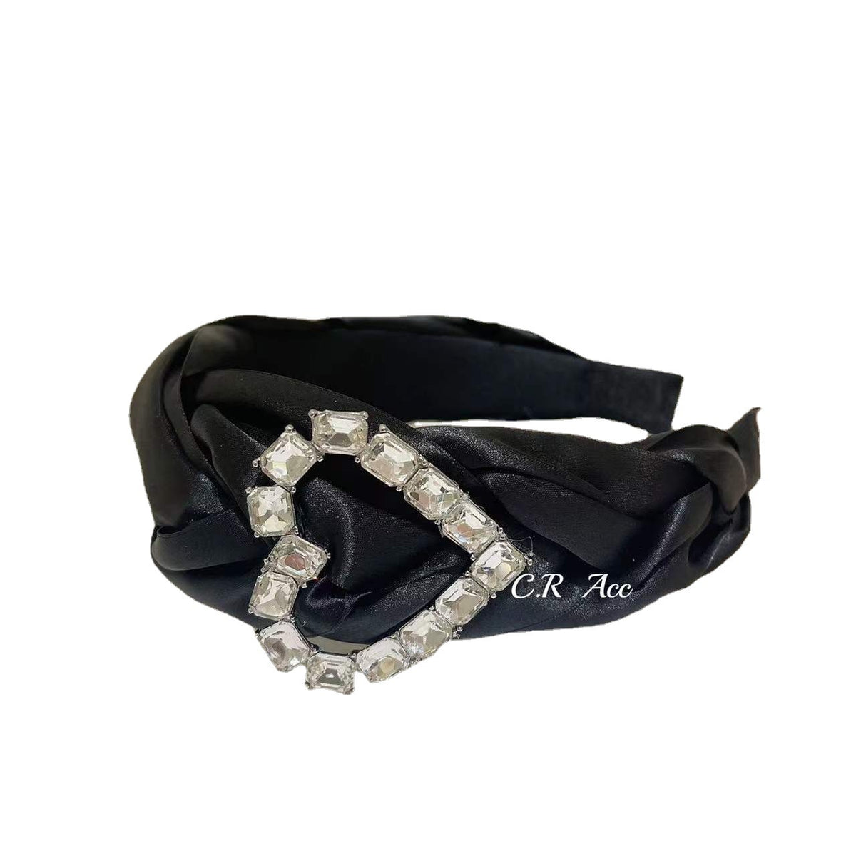 Retro Temperament Diamond Love Headband - Korean Style Hair Accessory