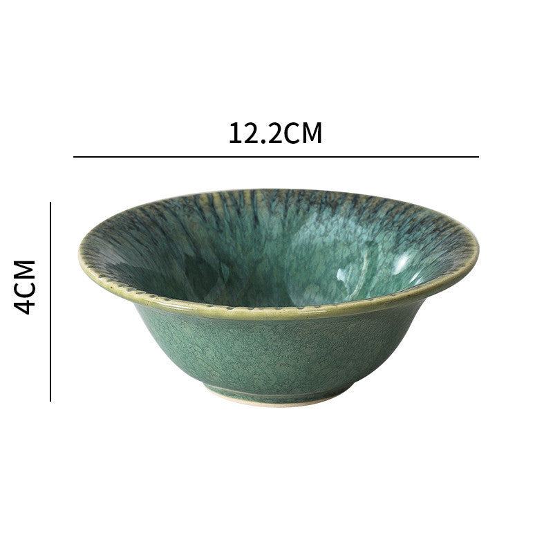 Ceramic Tableware Set with Plates Bowls Cups & Accessories - Multiple Colors
