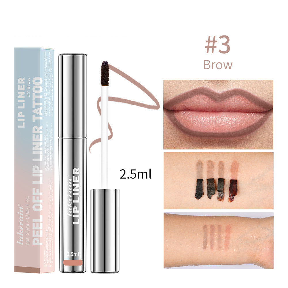 Matte Finish Lip Liner Stain - Long-Lasting Waterproof Lip Color