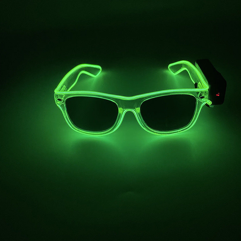 LED Goggles Nightclub Dance Party Props - Colorful Light-up Costume Accessories