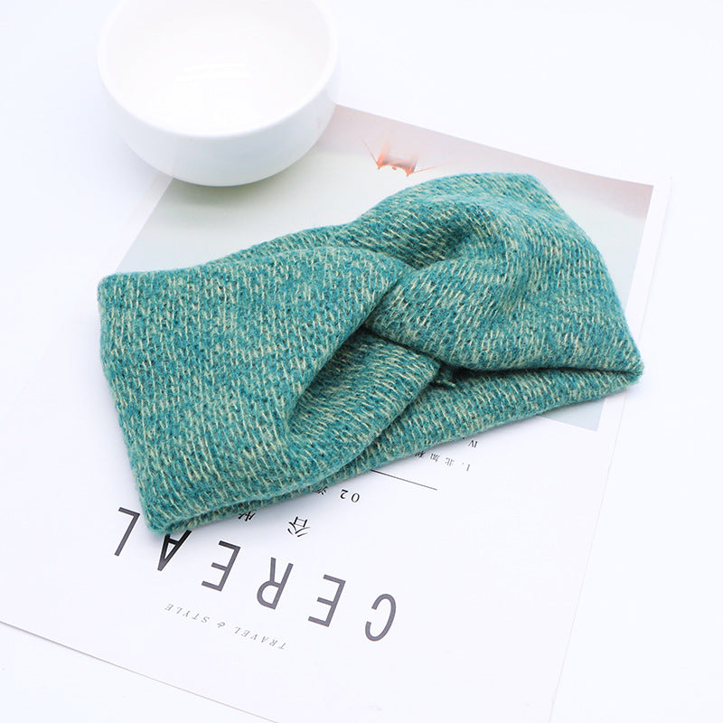 Woven Knitted Wool Turban Headband