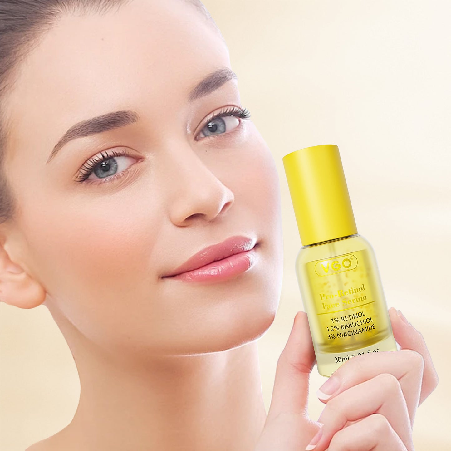 Pro-Retinol Face Serum for Anti-Aging and Skin Brightening - 30ml