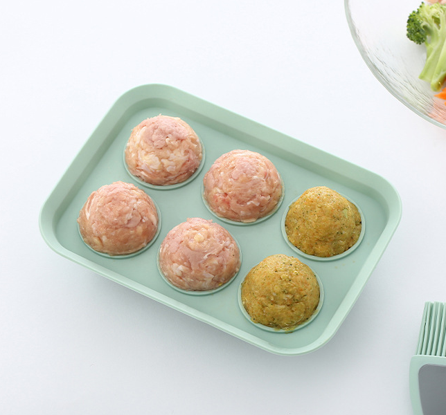 Silicone Sausage and Meatball Mold - Food Grade, Heat Resistant, Green