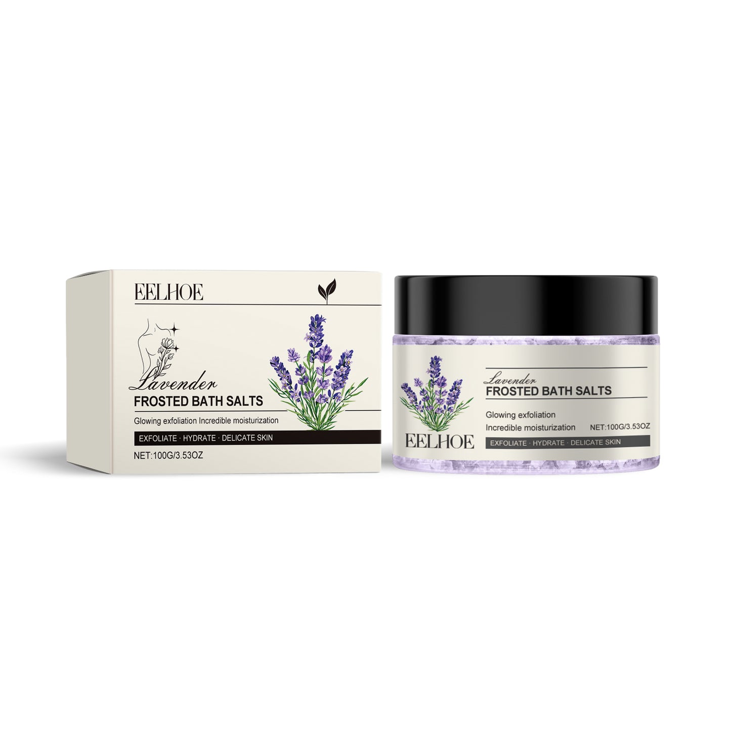 Exfoliating Sea Salt Body Scrub with Lavender & Aloe Vera