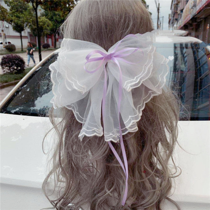 Sweet Bow Hair Clip Ponytail Hairpin - Multiple Styles