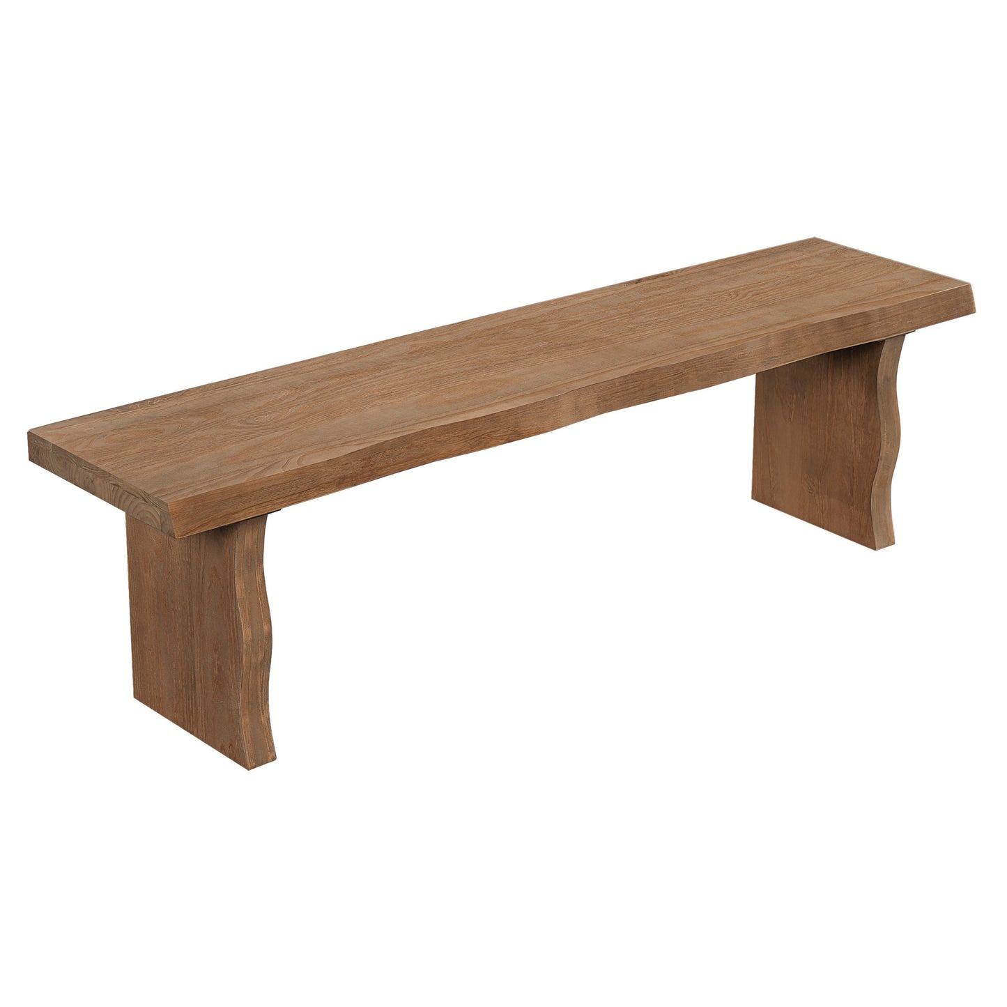 Solid Wood Indoor Dining Bench - 62.9"L, 350lbs Capacity