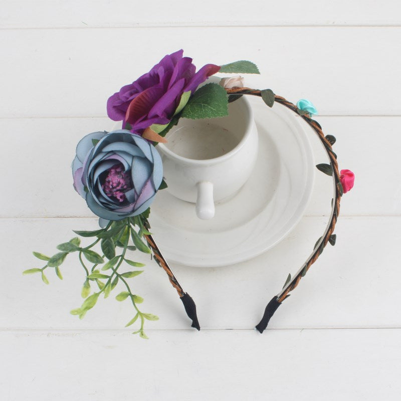 Flower Simulation Bridal Headband