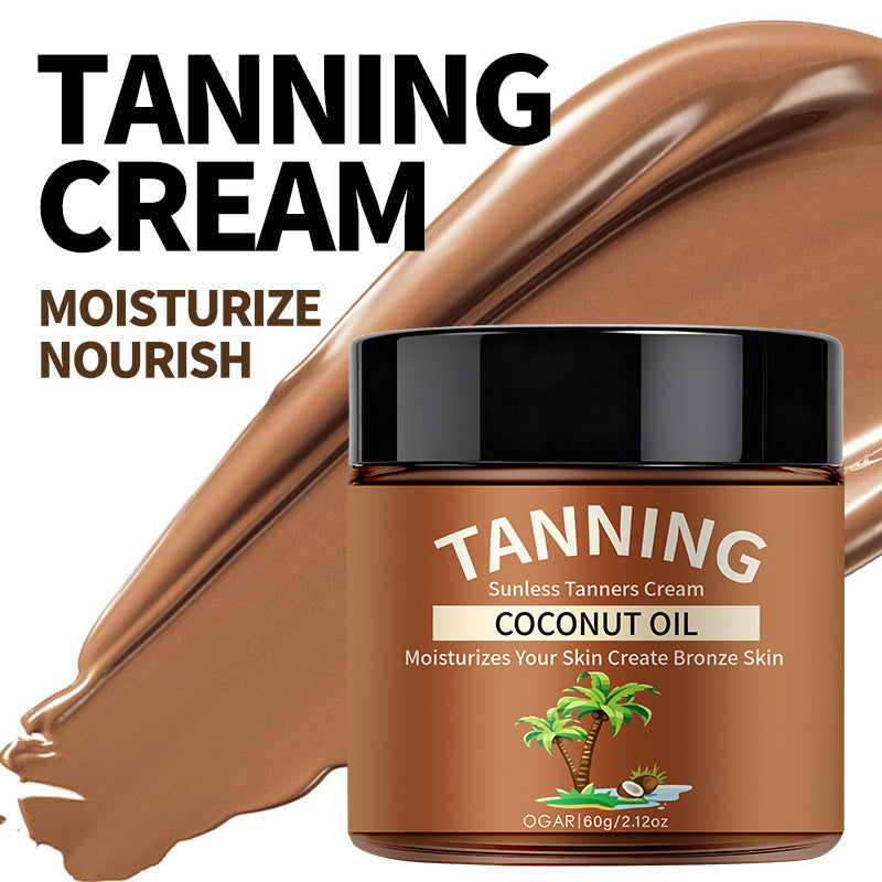 Coconut Oil Self-Tanning Cream 60g - Waterproof