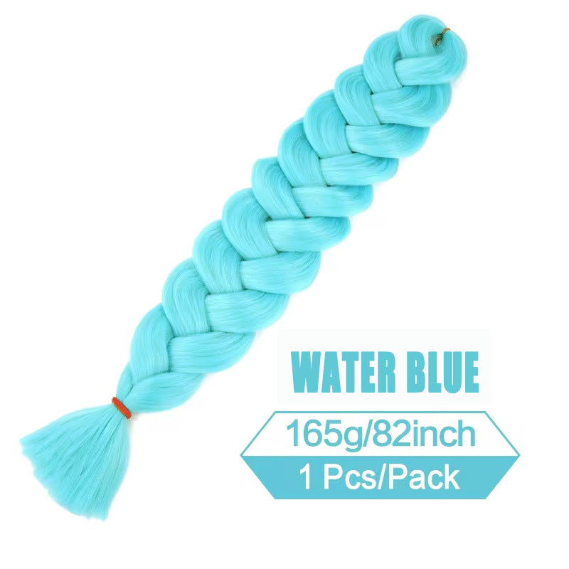 Long Braided Ponytail Hair Extension for Women - Multi-Color, 82 Inch
