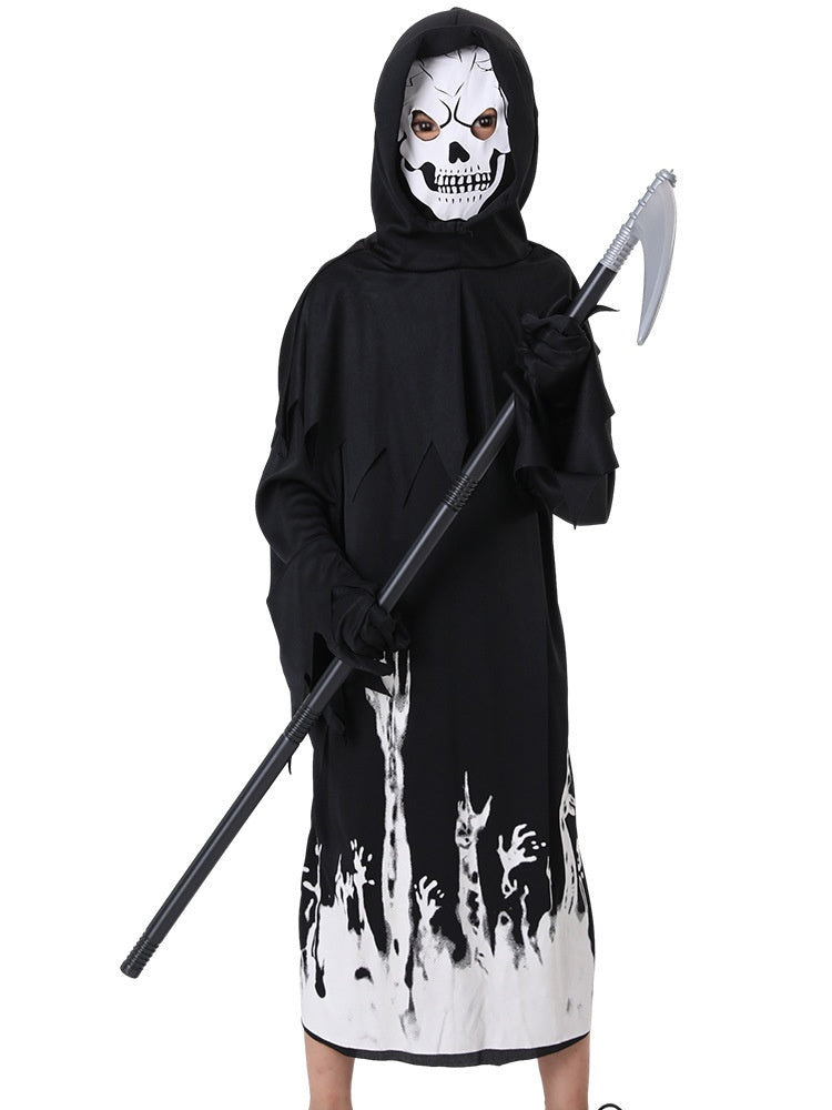 Luminous Death Halloween Costume Without Sickle for Kids and Teens