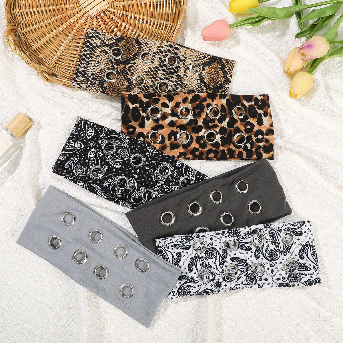 Metal Circle Hair Band for Hair Styling and Hair Accessories – Punk Hip Hop Look
