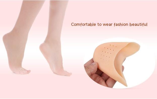 Soft Toe Tip Cover for Ballet Shoes - Breathable & Protective Half Insole