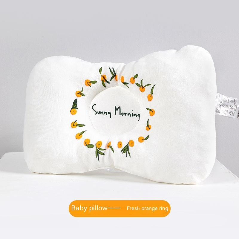 Newborn Infant Anti-Deviation Head Pillow - Baby Shaping Pillow 23x30cm