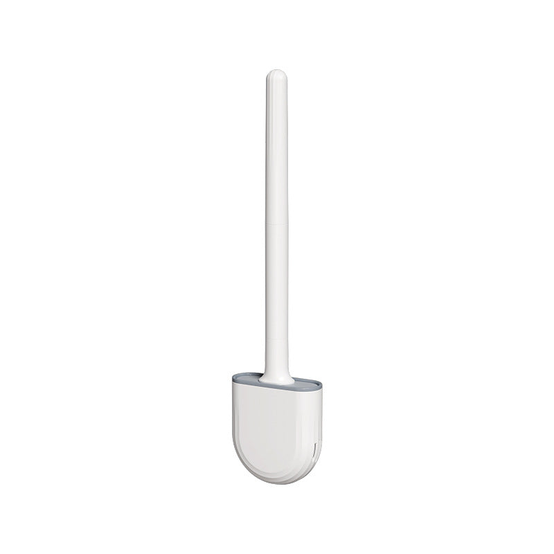 Detachable Handle Toilet Cleaning Brush with Soft Plastic Head - No Dead Ends