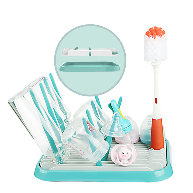 Multifunctional Portable Bottle Drying Rack for Baby & Kitchen Use