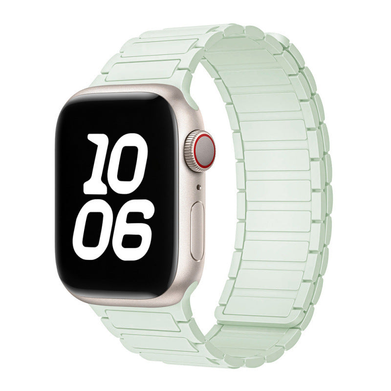 Magnetic Sports Silicone Watch Strap - Compatible with Apple Watch 38-49mm