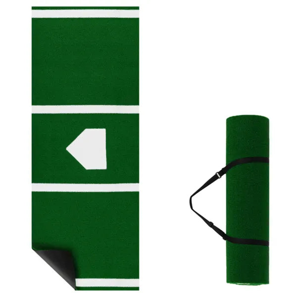 10ft x 3ft Softball Pitching Mat - Indoor & Outdoor Training Aid