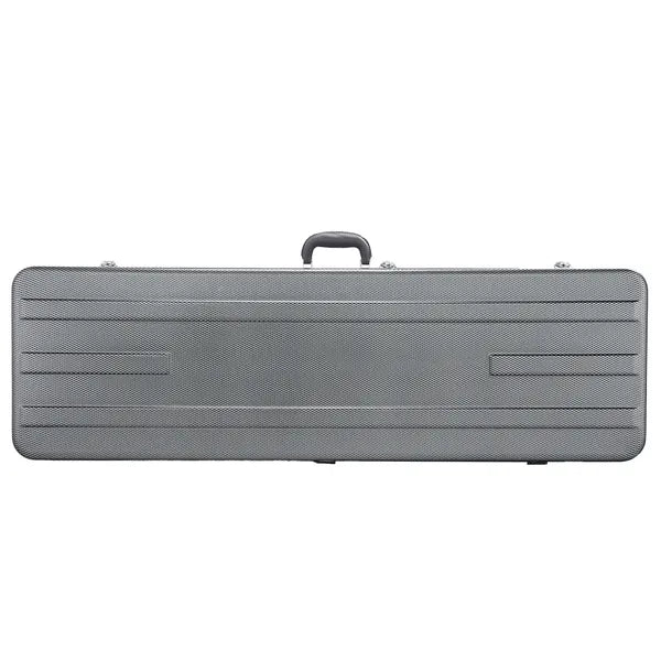 Electric Bass Guitar Hard Case - ABS Molded, Grayish Blue