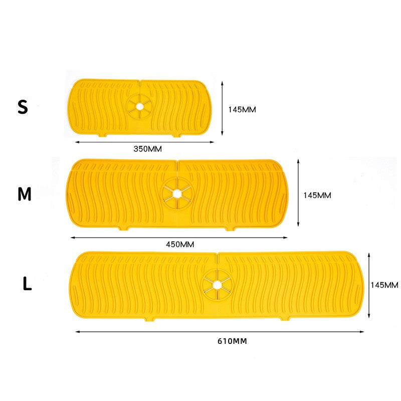 High-Temperature Resistant Silicone Drain Pad for Faucet Protection