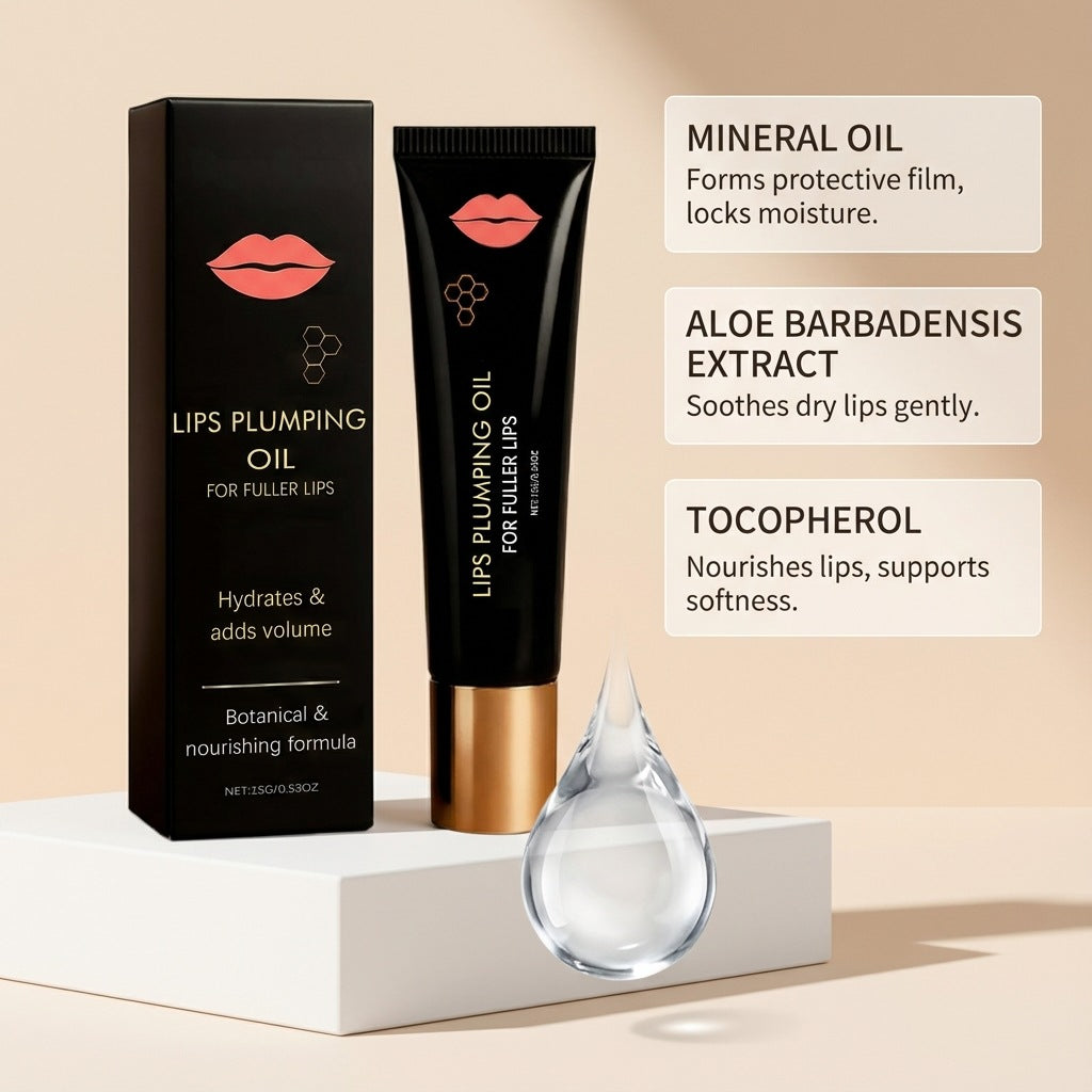 Nourishing Lip Oil - Plumping Moisturizing Lip Treatment 15g
