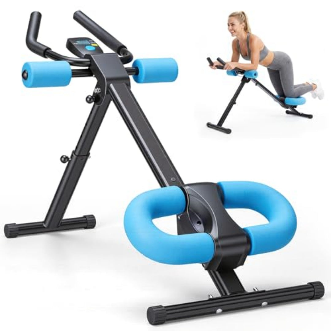Adjustable Abdominal Training Machine with LCD Display