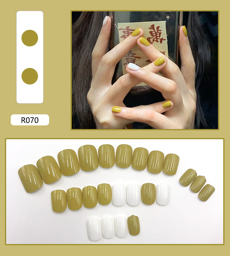Removable Nail Stickers for Nail Art - 24 Pieces, Multiple Styles