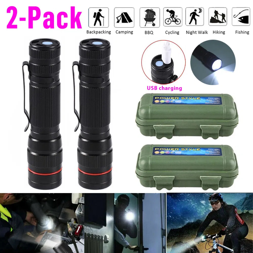 Mini Handheld LED Flashlight - Ultra Bright Tactical Light