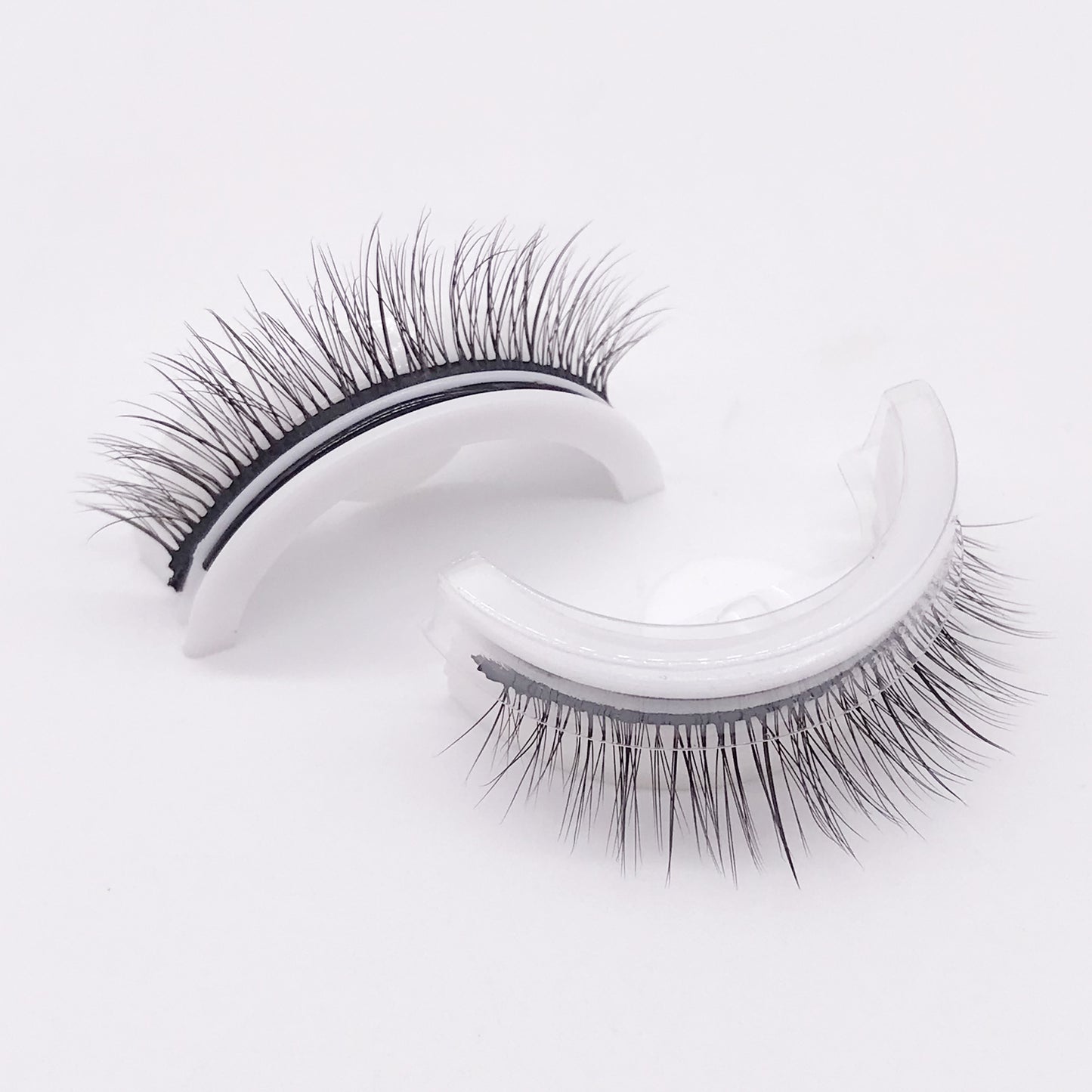 Self Adhesive False Eyelashes Reusable No Glue Natural & Long Styles