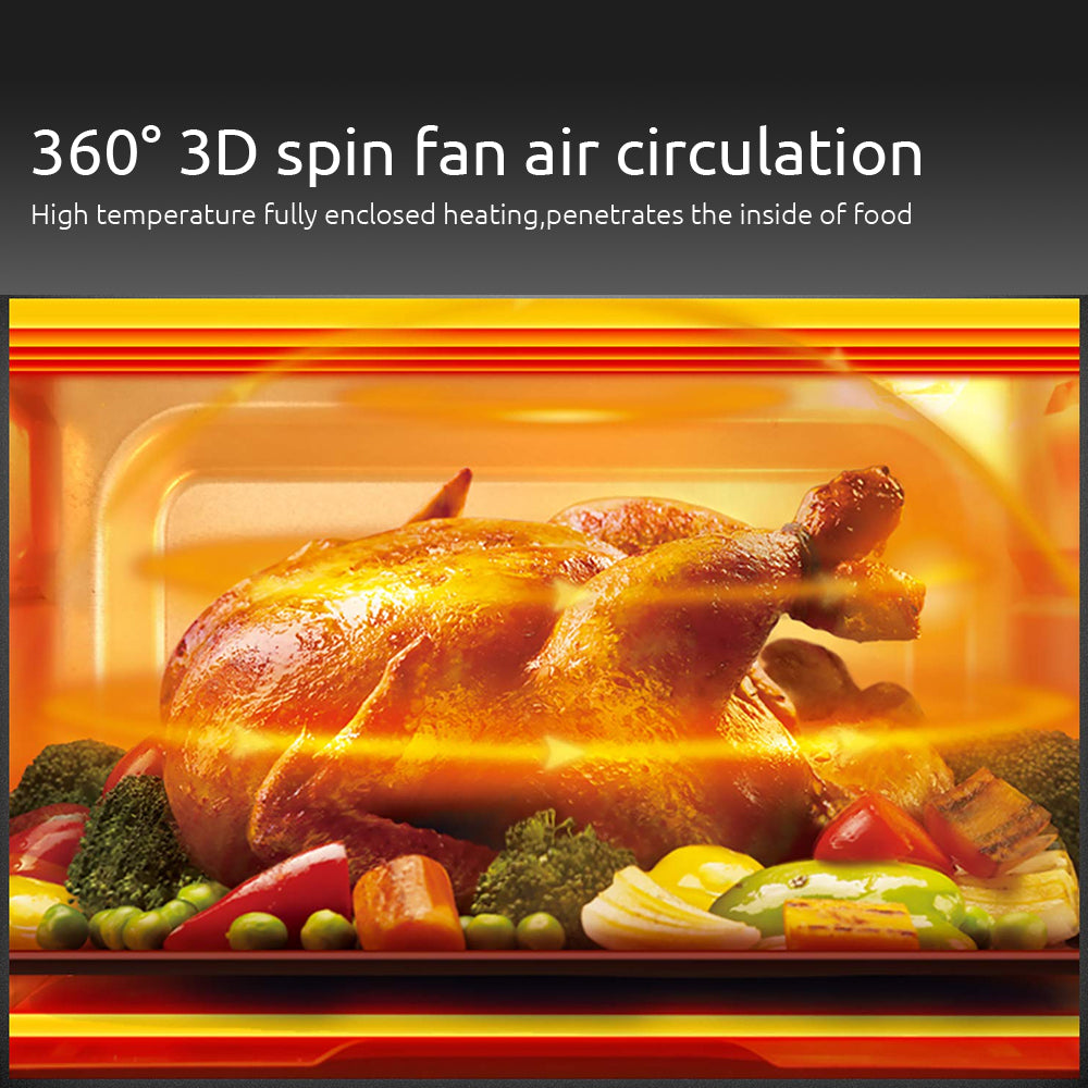 12L Large Capacity Home Air Fryer with Touch Screen Control