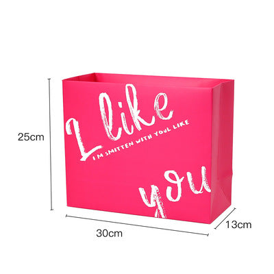 Flower Bouquet Hug Bag Square Flower Packaging Hand Holding Box - Decorative Gift Wrap
