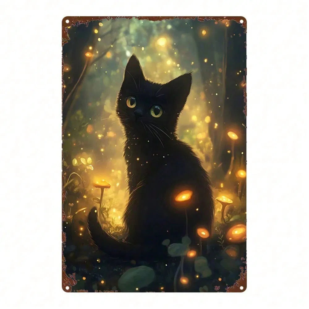 Metal Tin Wall Decoration - 20 cm x 20 cm