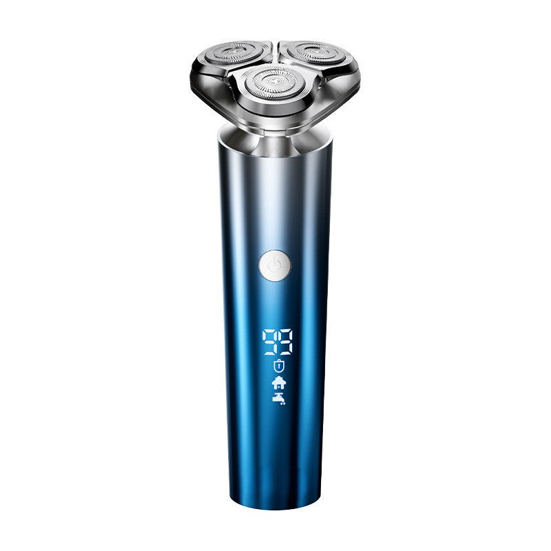 Portable Triple-Head Electric Shaver - Waterproof Wet & Dry Men's Razor