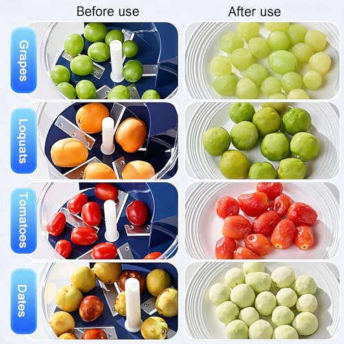 Electric Grape Peeling Machine - Rechargeable Fruit Skin Remover