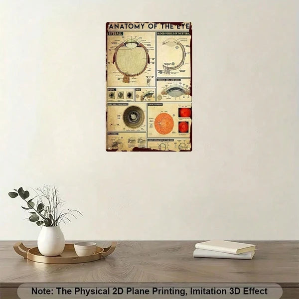 Metal Tin Sign Wall Decoration - 20 cm x 20 cm
