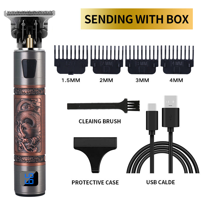 Rechargeable Hair Clippers & Beard Trimmer with Titanium Blades – Multiple Styles