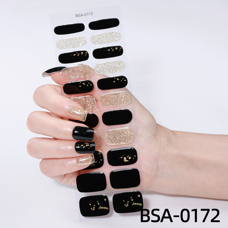 No-Bake Nail Stickers for Women - Multicolor Designs