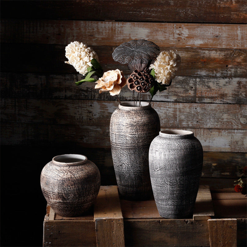 Large Ceramic Floor Vase - Classic Home Decor, Multiple Sizes & Styles
