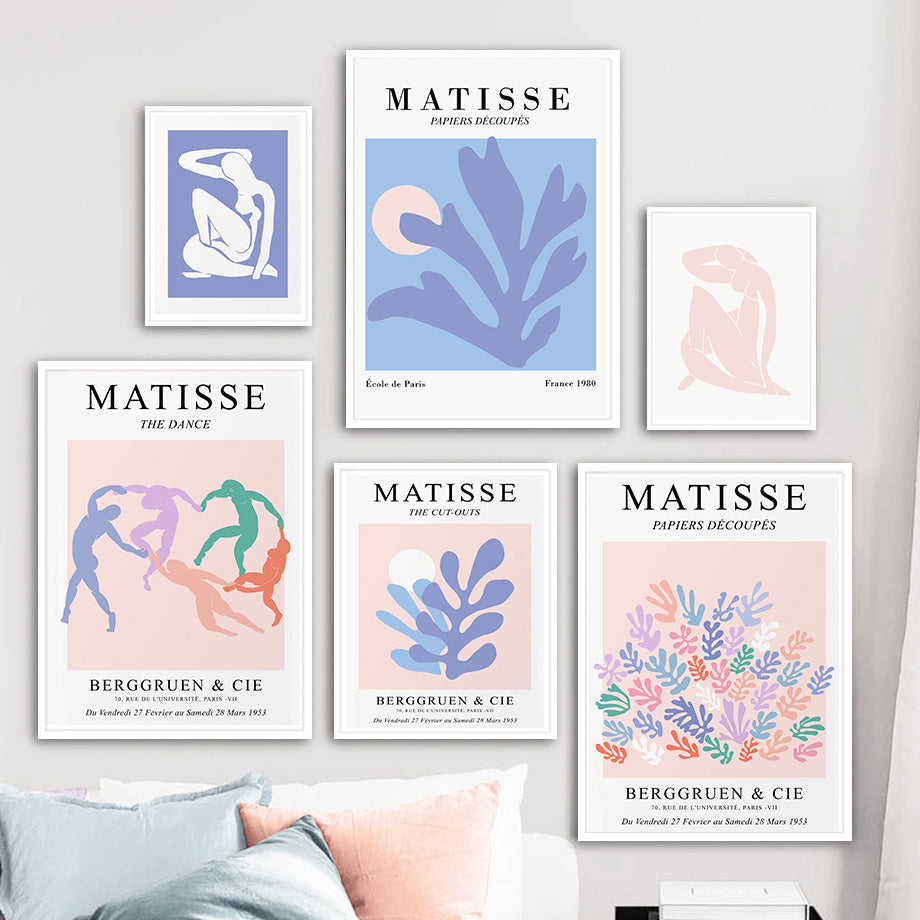 Matisse Decorative Canvas Wall Art - Gallery Style for Living Room