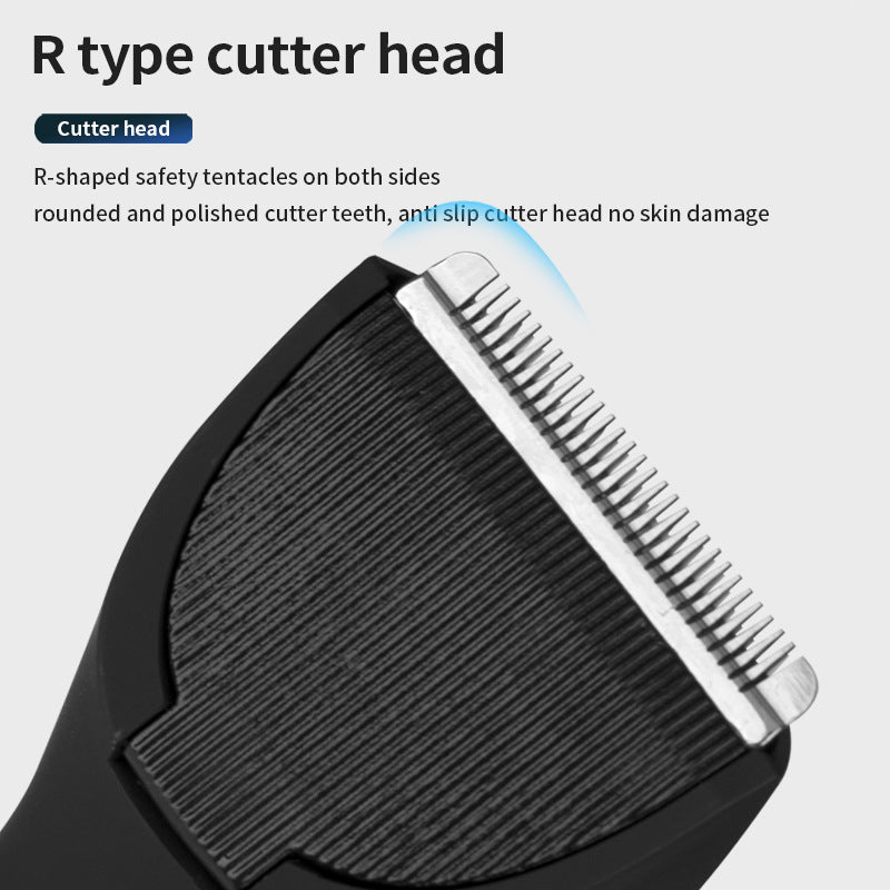 Rechargeable Hair Clipper with Ceramic Blade LCD Display WL-610