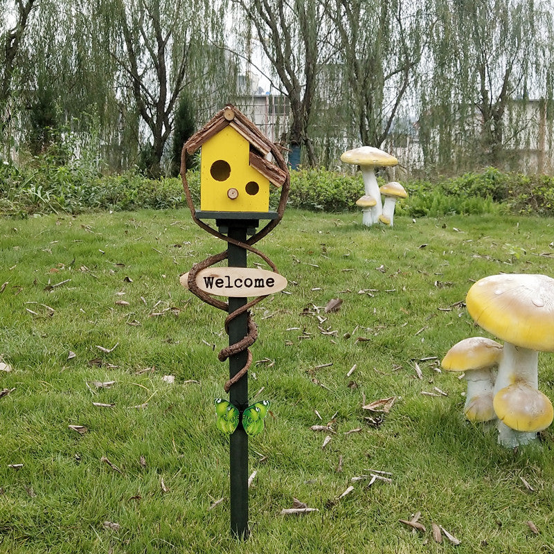 Farmstay Guesthouse Outdoor Courtyard Decoration - Wooden Country Style Yard Decor