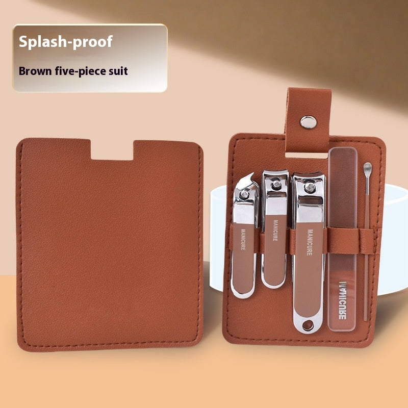 Nail Clippers Set 6 Pieces Anti-Splash Large Opening Manicure Tool