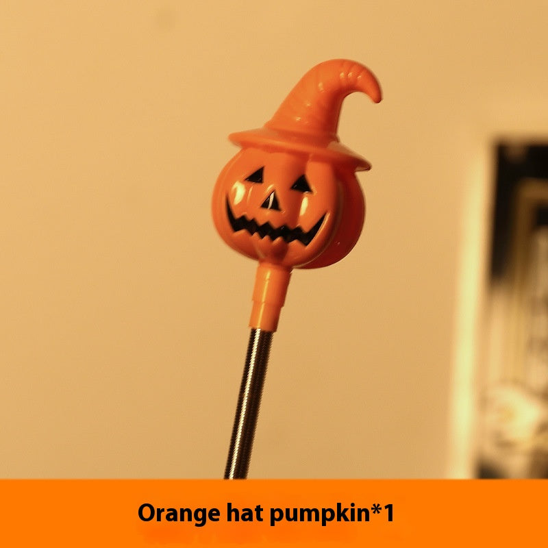 Halloween Pumpkin Lamp Hand Stick Prop with Variants - Kids Party Decoration