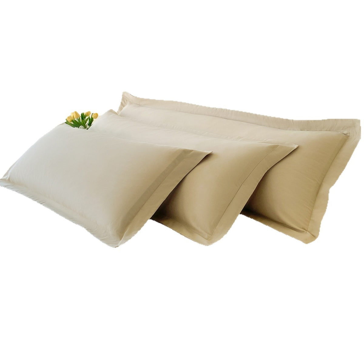 Double Cotton Pillowcase Cover Set - Modern Minimalist Home Decor