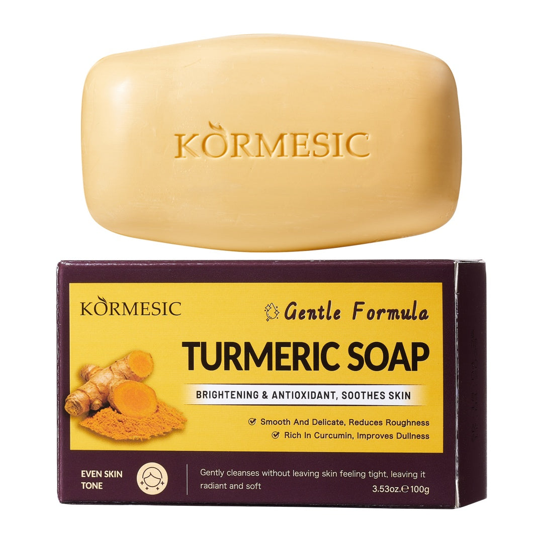 Brightening Turmeric Bar Soap 100g for Skin Care