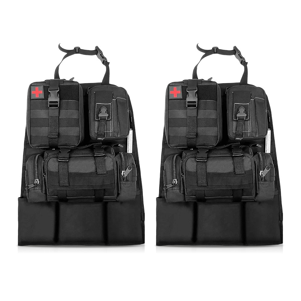 2 Set-Storage Bag, Back Seat Organizer With 3 Detachable Pouches,