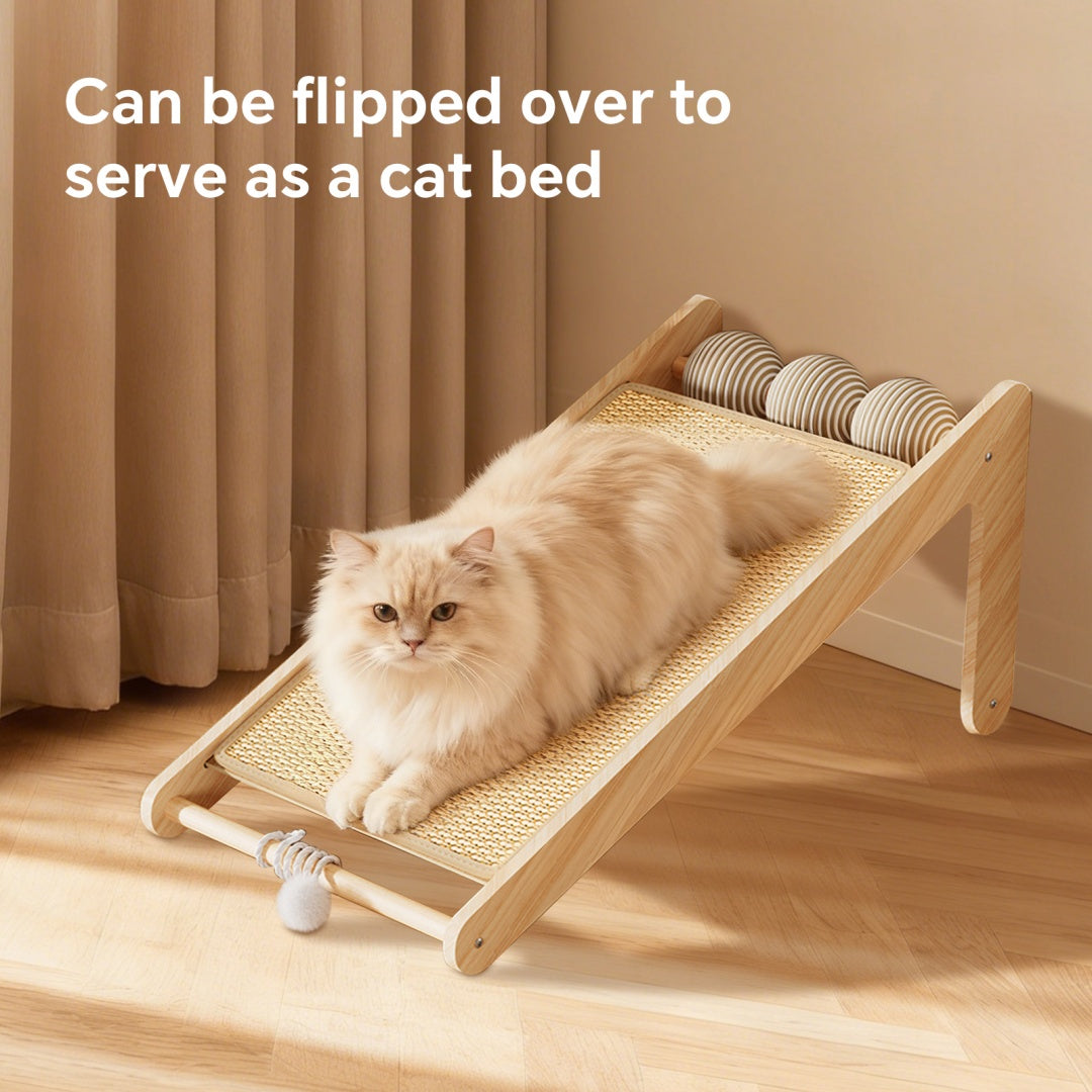 Cat Scratching Post with Ball Attachment - Pet Furniture & Toys