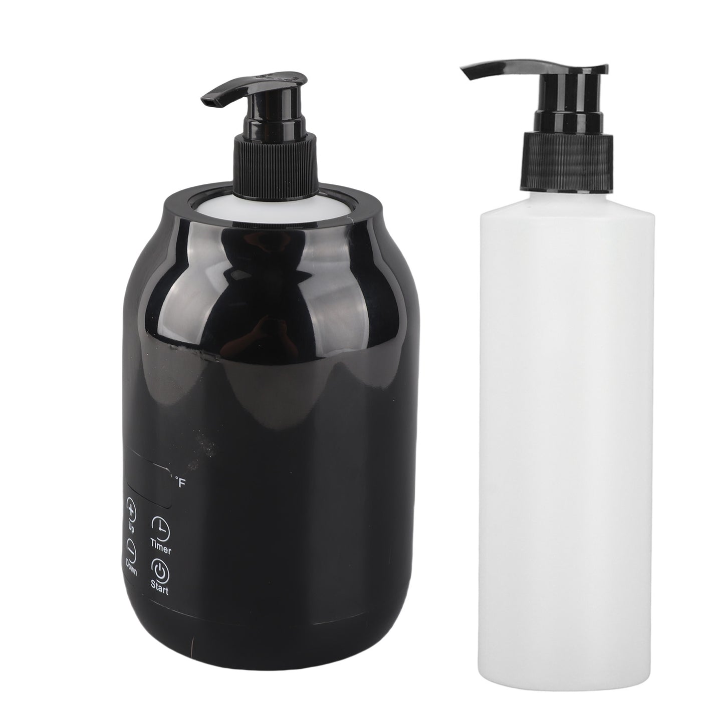 Single Bottle Massage Oil Warmer with LED Temperature Control & 2 Bottles