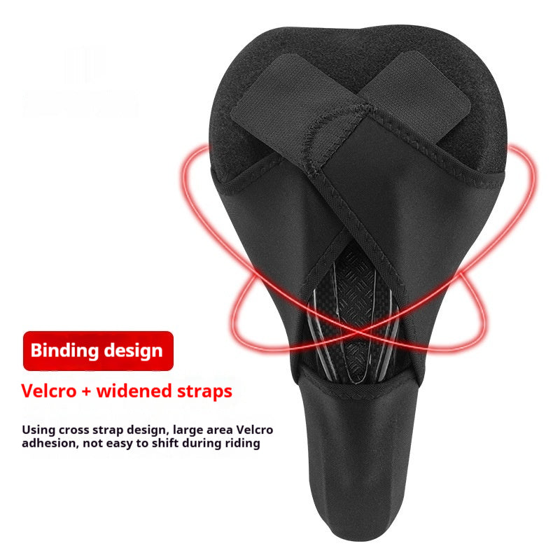 Memory Foam Bicycle Seat Cover with Silicone Padding - Comfortable Fit