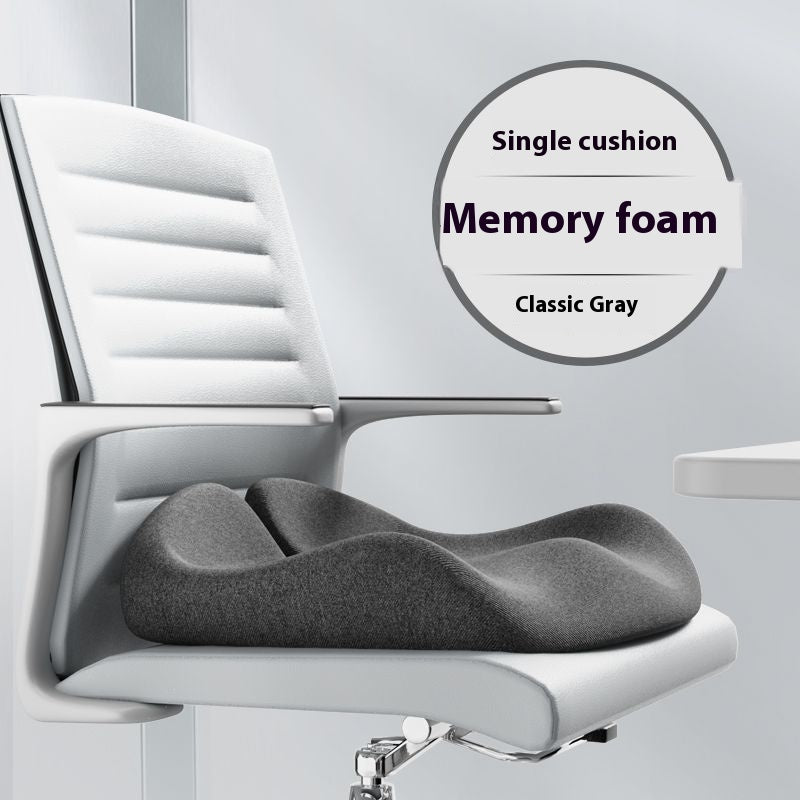Office Chair Seat Cushion Memory Foam Breather Non-Slip Thickened Comfort